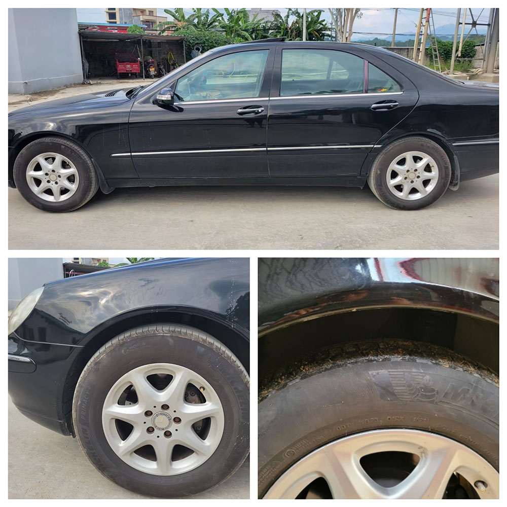 Installation story of W220 air suspension to coil spring conversion kit